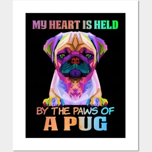 Cute pug Posters and Art